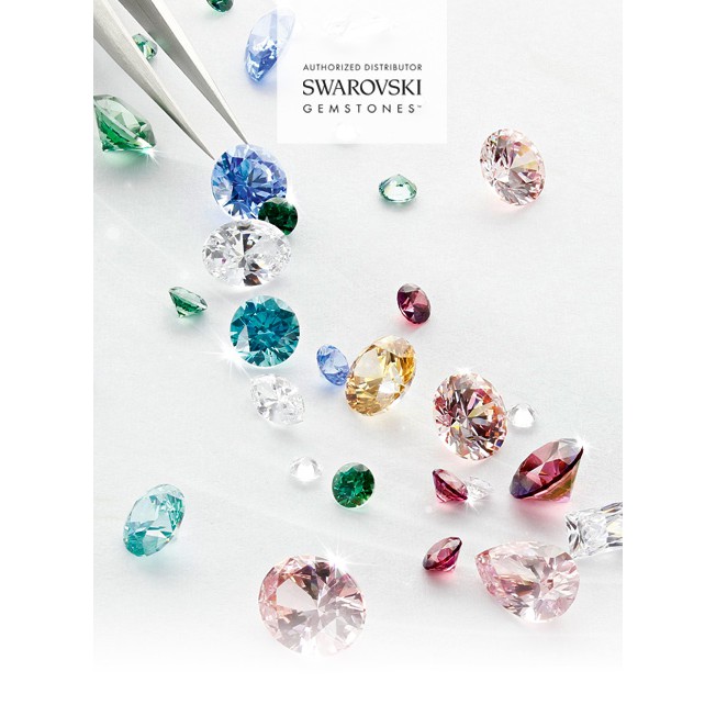Kim cương nhân tạo Swarovski - Đá màu xanh lá