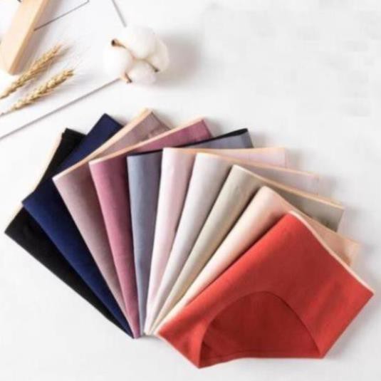 Quần Lót Cotton  Ép Trơn Kháng Khuẩn Chống Viêm**