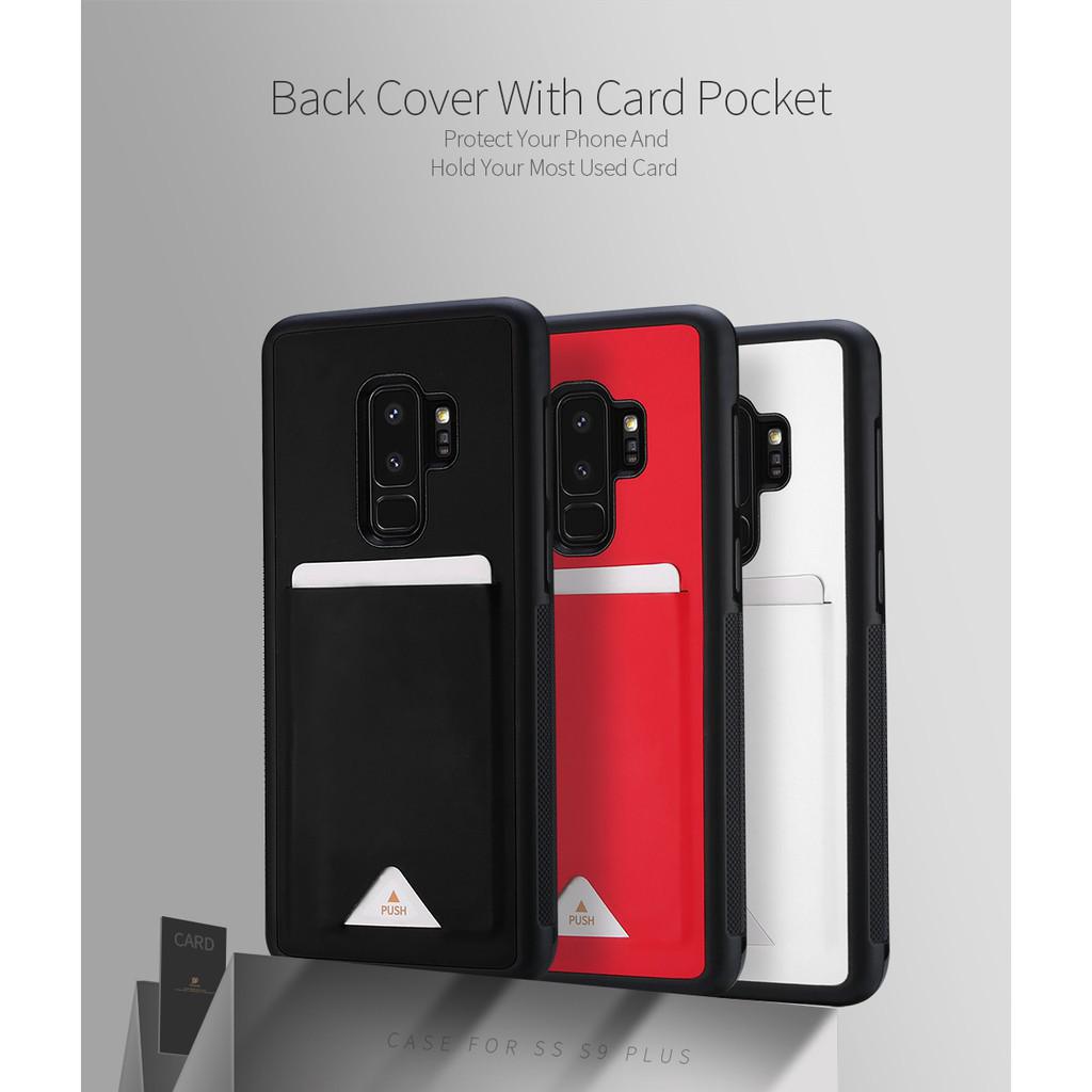Ốp lưng có ngăn đựng thẻ cho SAMSUNG S9 PLUS DUX