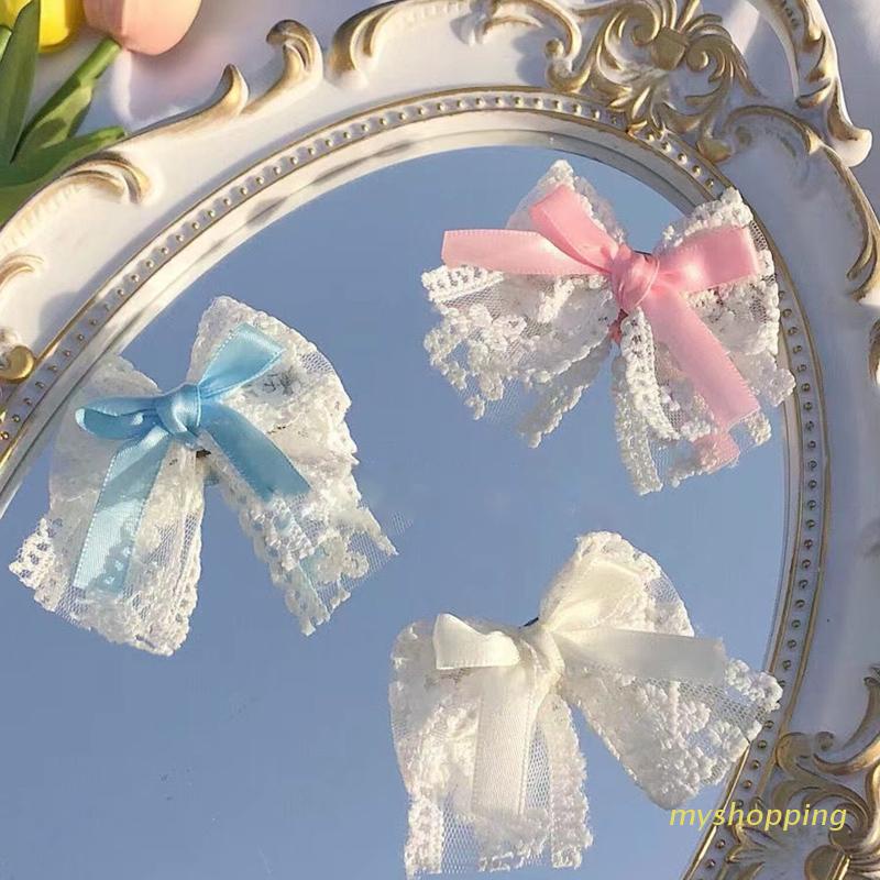 Kẹp Tóc Hình Nơ Nhiều Màu Sắc Edge