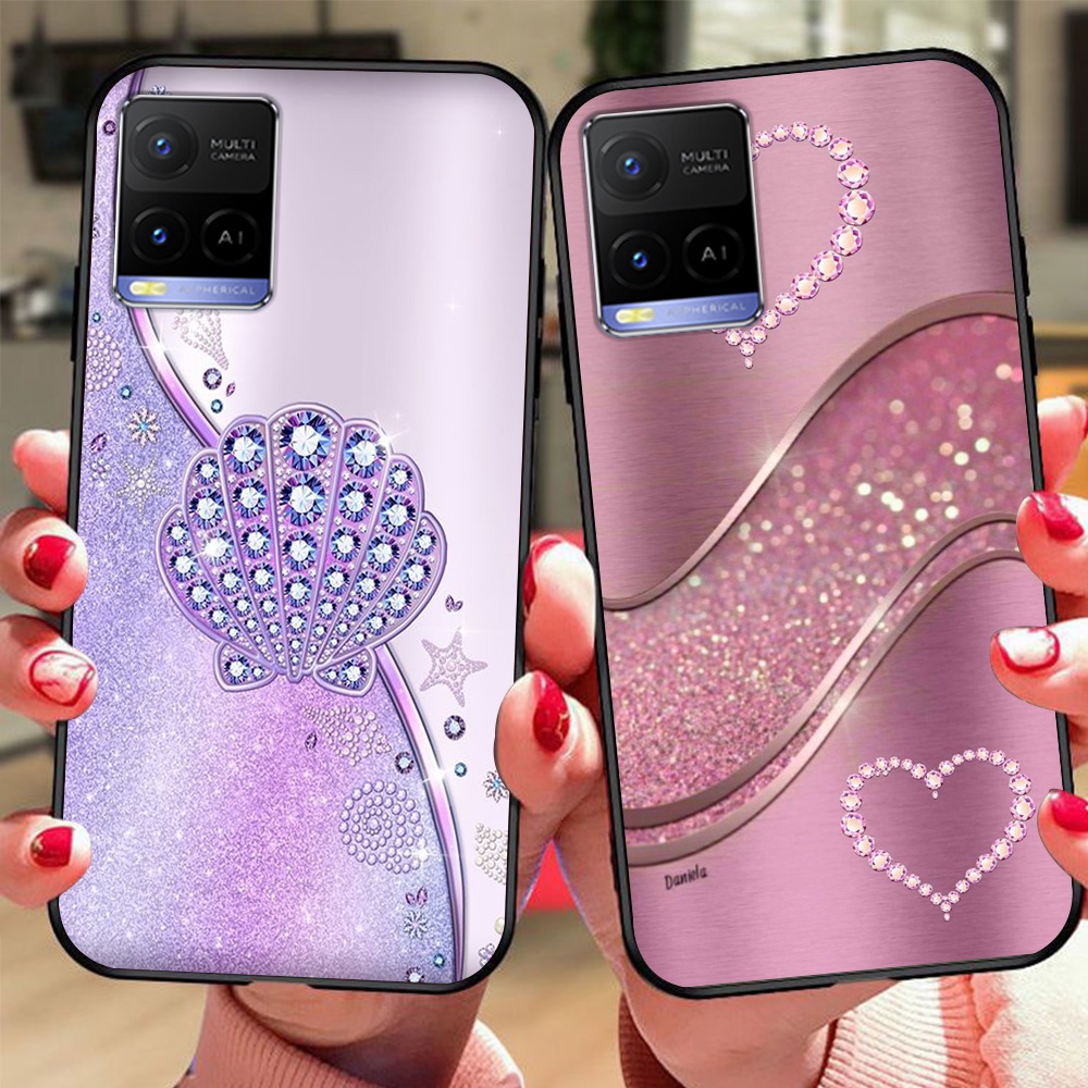 Ốp lưng điện thoại vivo y21 / y21s / y33s in hình phong cách nữ sang chảnh