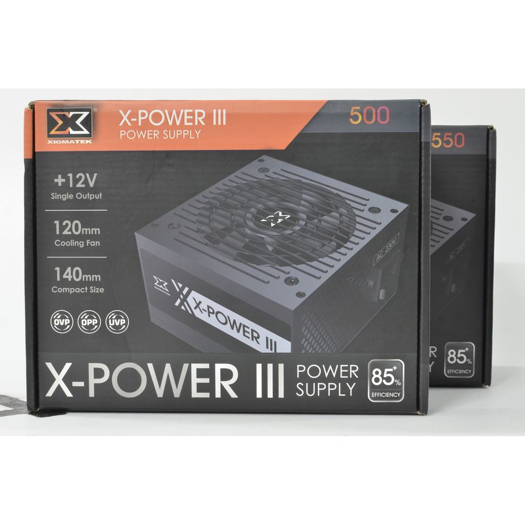 Nguồn máy tính XIGMATEK X-POWER III X-550 (EN45983) 500w - Phiên bản mới 2020