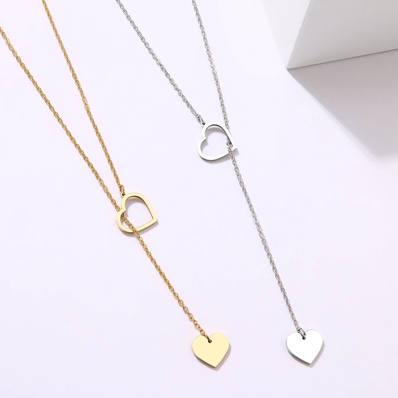 vòng cổ Mặt Trái Tim Đơn Giản Thời Trang Cho Nữ