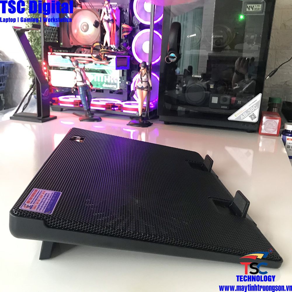 Đế Tản Nhiệt Laptop FORTECH F118 2Fan | Chính Hãng 2 Fan