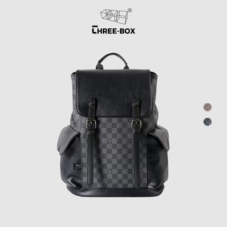 Ba lô da Unisex Three-Box Retro họa tiết Damier Graphite & Damier Brown 2021 - BL8053