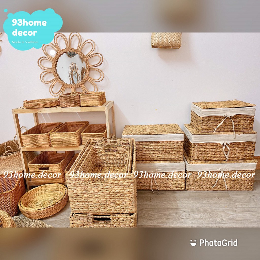 Hộp lục bình, đồ decor trang trí nhà cửa