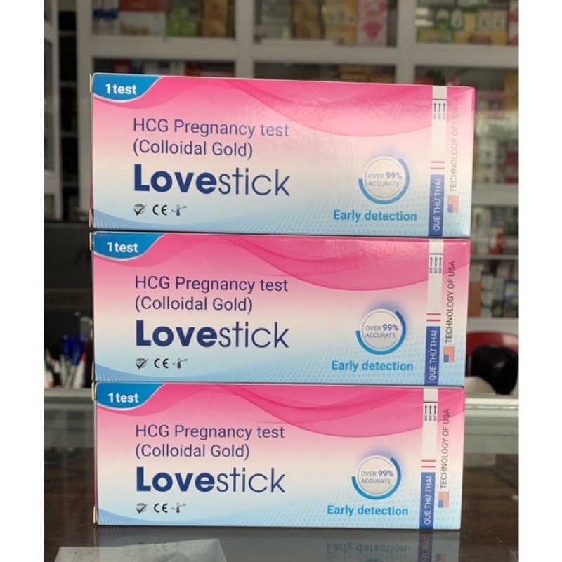 Que thử thai Lovestick chính xác an toàn tiện lợi