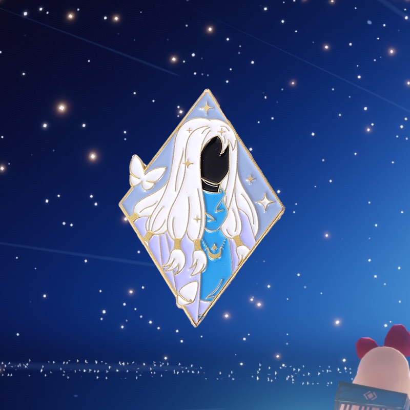 Ghim cài balo tráng men QIHE JEWELRY hình các nhân vật trong game online Light Encounter 5 kiểu tùy chọn dành cho bạn bè