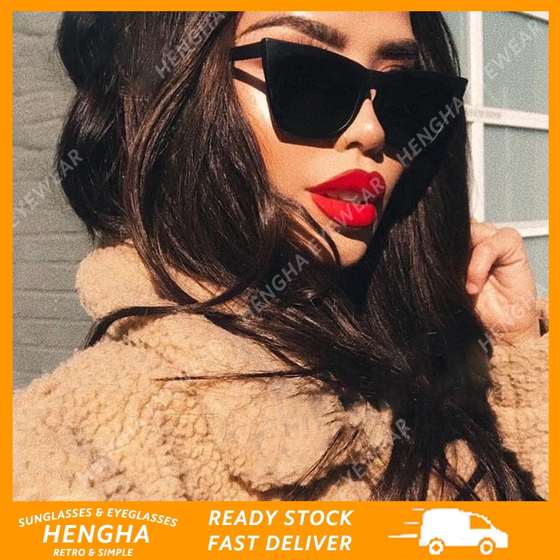 Kính Mát Mắt Mèo Phong Cách Retro Thời Trang Nữ