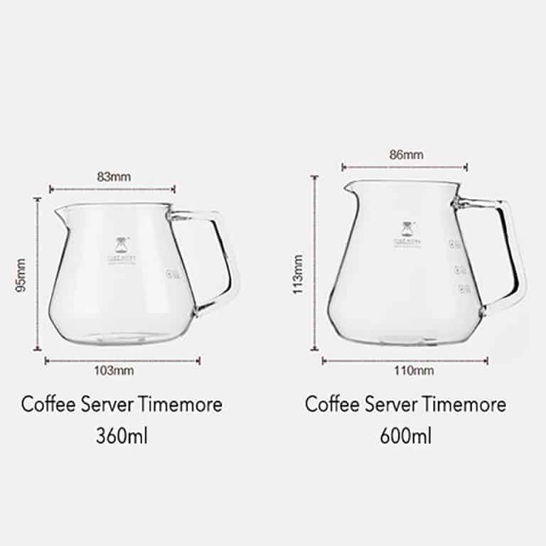 Bình server đựng cà phê Timemore cao cấp, phục vụ cà phê chuyên nghiệp