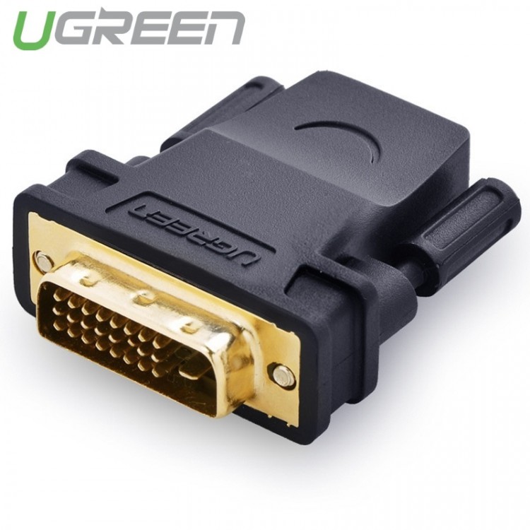 Đầu chuyển DVI (24+1)sang HDMI Ugreen 20124 Hàng Chính Hãng BH 18 Tháng