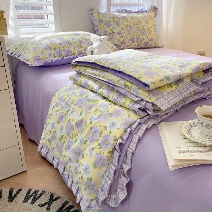 [NHẬP KHẨU] SET ĐŨI BÈO NGẮN 4 MÙA TIỂU THƯ SANG CHẢNH - Chăn trần hè loại 1