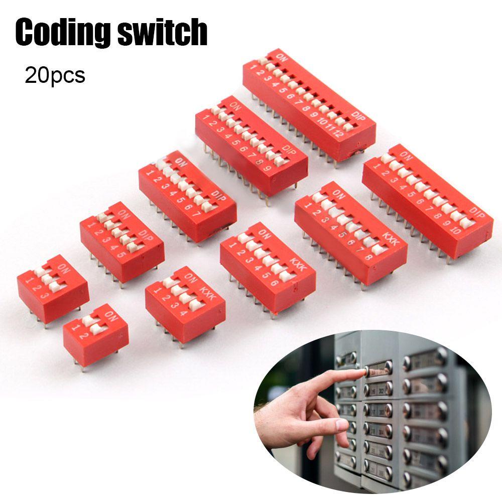 PISTA Set 20 Mô Đun Cách Điện 2 3 4 5 6 7 8 9 10 12 Bit