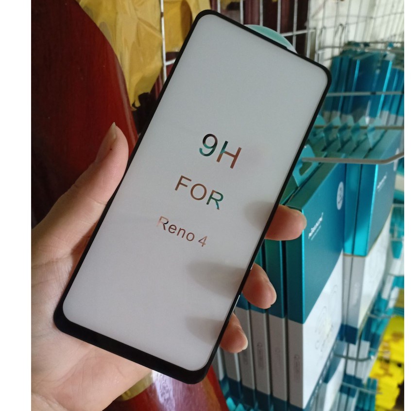 Kính cường lực 5D Xịn full màn Oppo Reno 4 cường lực full keo toàn màn chống vỡ, siêu bền
