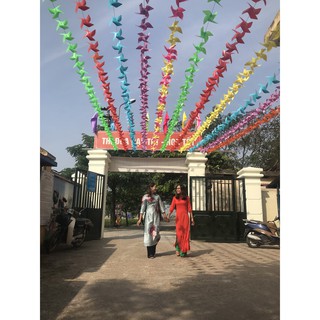 Chong chóng nhựa trang trí trường mầm non combo100 chiếc