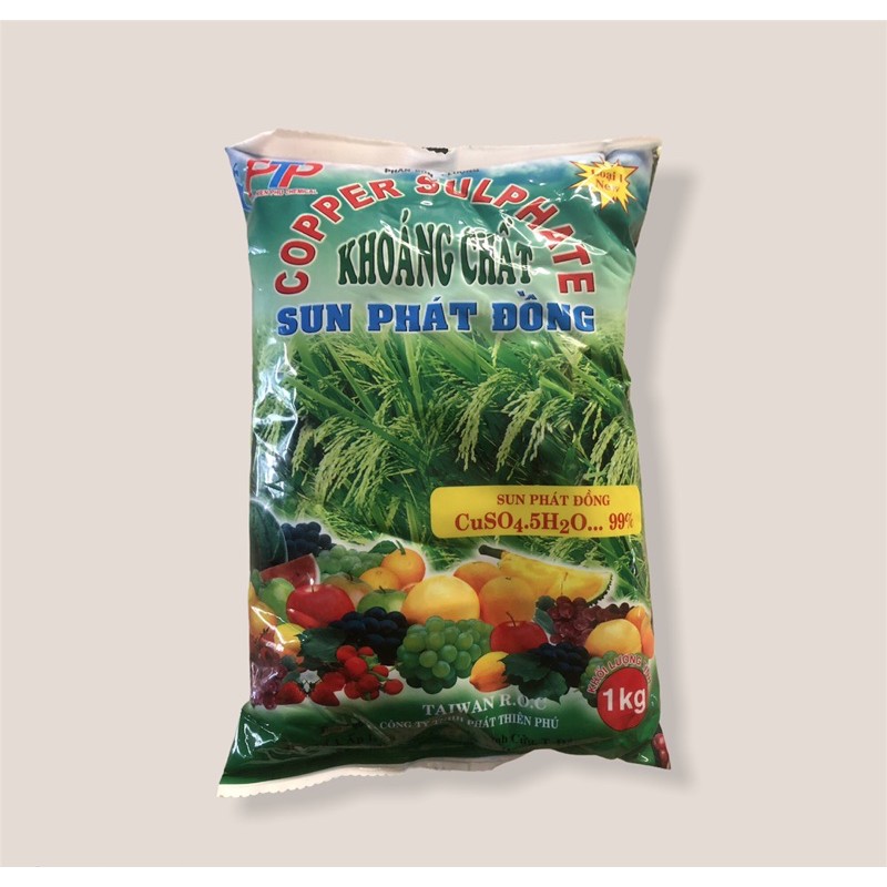 Phân bón vi lượng Sun phát Đồng 1kg