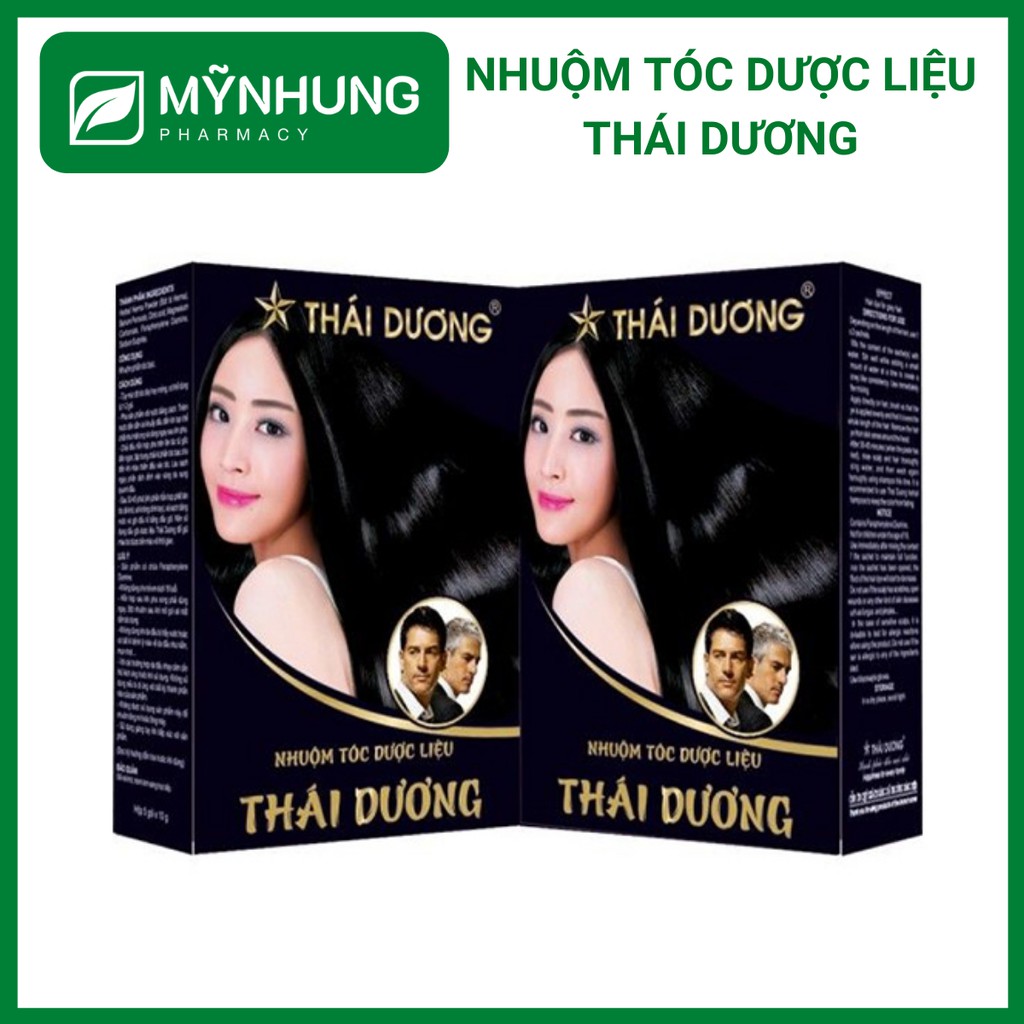 NHUỘM TÓC DƯỢC LIỆU THÁI DƯƠNG HỘP 4 GÓI