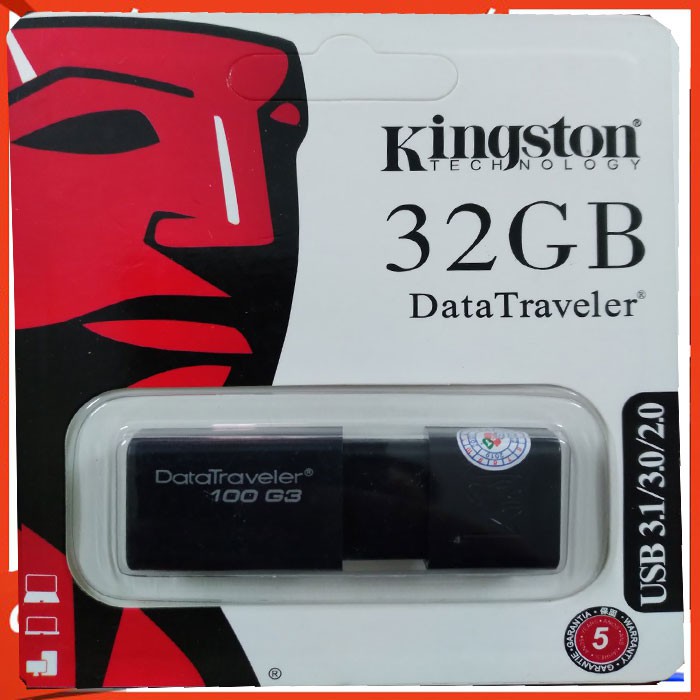 USB 32GB VA 16G 3.0 Kingston DT100G3 chính hãng