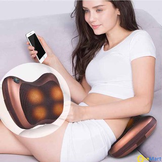 Gối Massage Mát Xa Hồng Ngoại Đa Năng 8 Bi cao cấp Nhật Bản