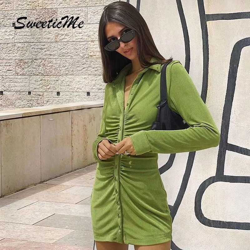 Đầm Mỏng Xếp Ly Sweeticme