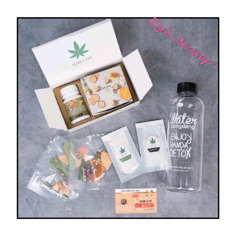 GIẢM CÂN SLIM&FIT PLUS CHÍNH HÃNG, nâng cơ mông hiệu quả ( tặng 10 gói detox trái cây sấy + 2 gel tan mỡ)
