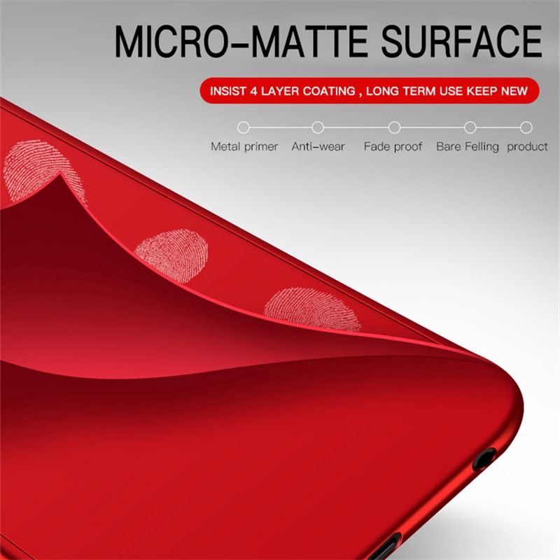 Ốp điện thoại bảo vệ 360 độ cho Samsung Galaxy J5 J7 Prime Note 10 Lite Note 10 9 8 Pro Plus S10 Plus A20e | BigBuy360 - bigbuy360.vn