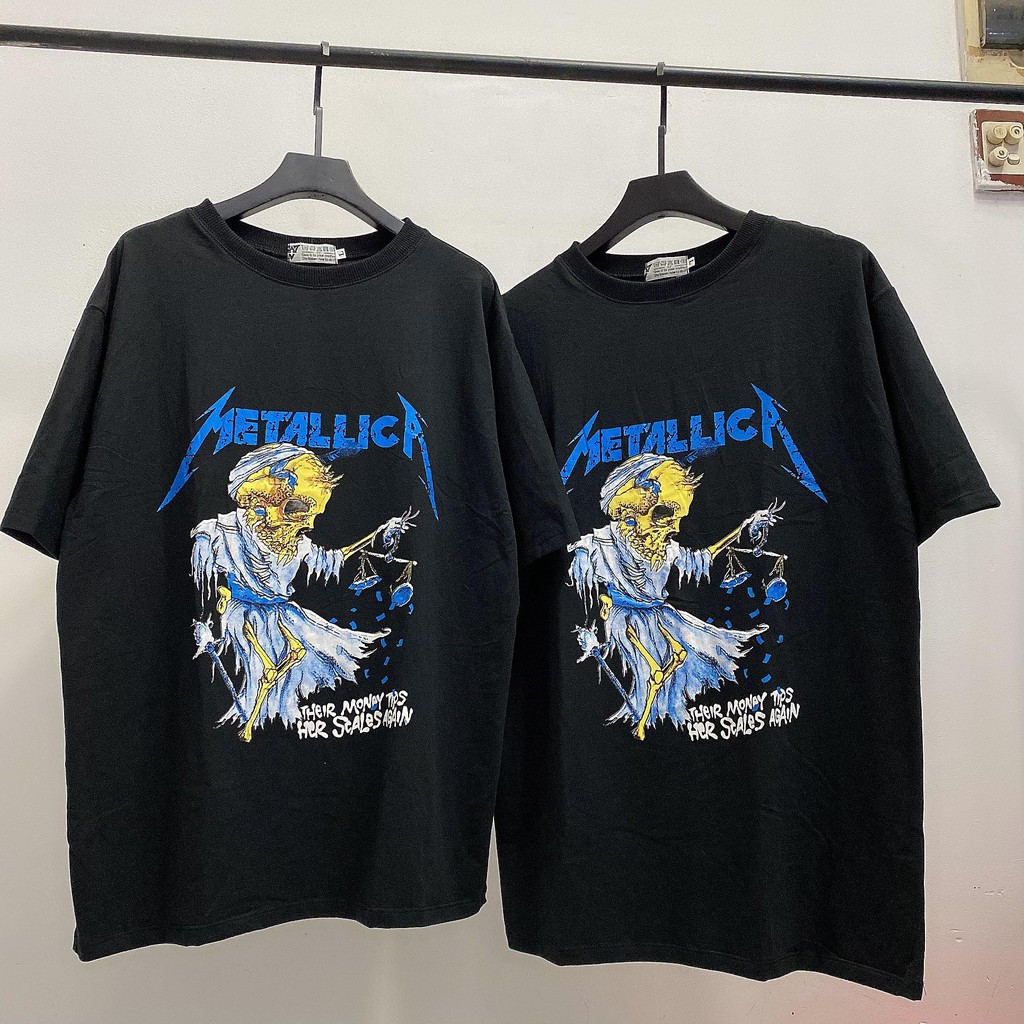 Áo Thun METALLICA hình thật (form unisex)