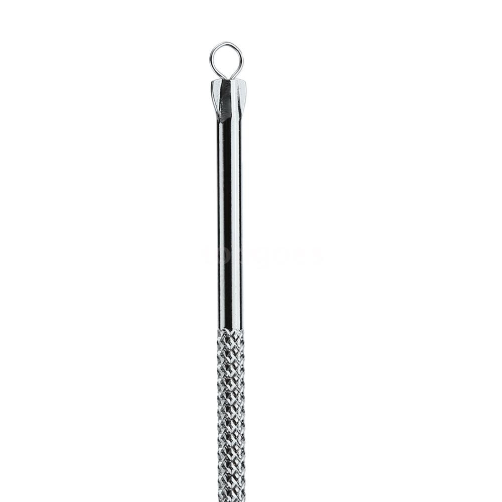 Que nặn lấy mụn đầu đen bằng Inox hai đầu đa năng