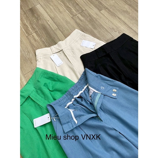 Quần linen lưng thun