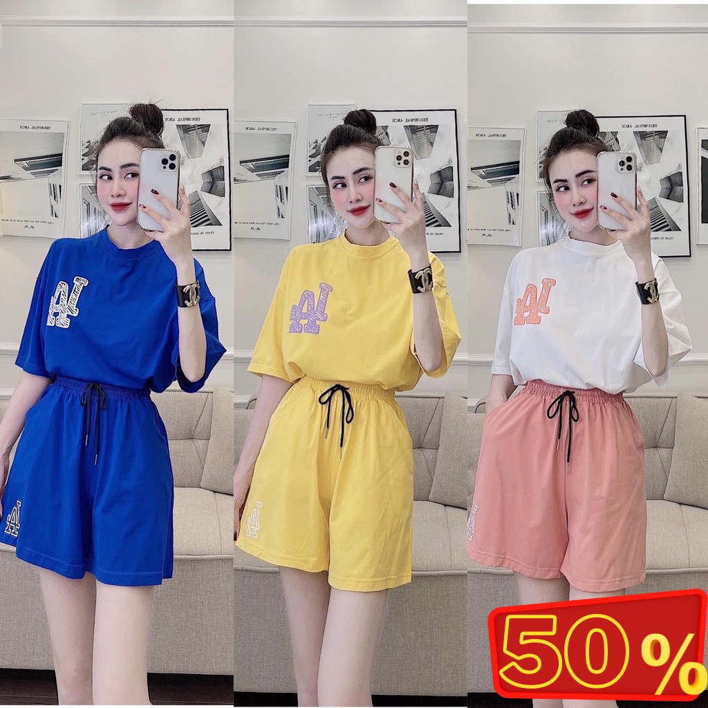 SET Quần Áo LA 2021 FreeSize Set thun thụng siêu năng động, chất mát cực kỳ