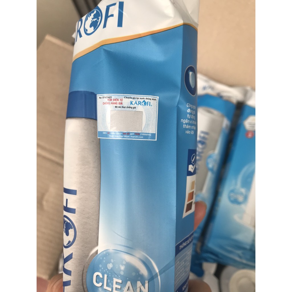 Lõi lọc nước 123 Karofi chính hãng, dùng để thay thế lõi lọc cũ _ Phương Đông
