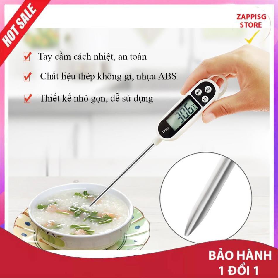 Sale nhiệt kế dùng trong nấu ăn,Nhiệt kế nấu ăn, pha sữa KT300 (màu trắng)  - Bảo hành 1 đổi 1