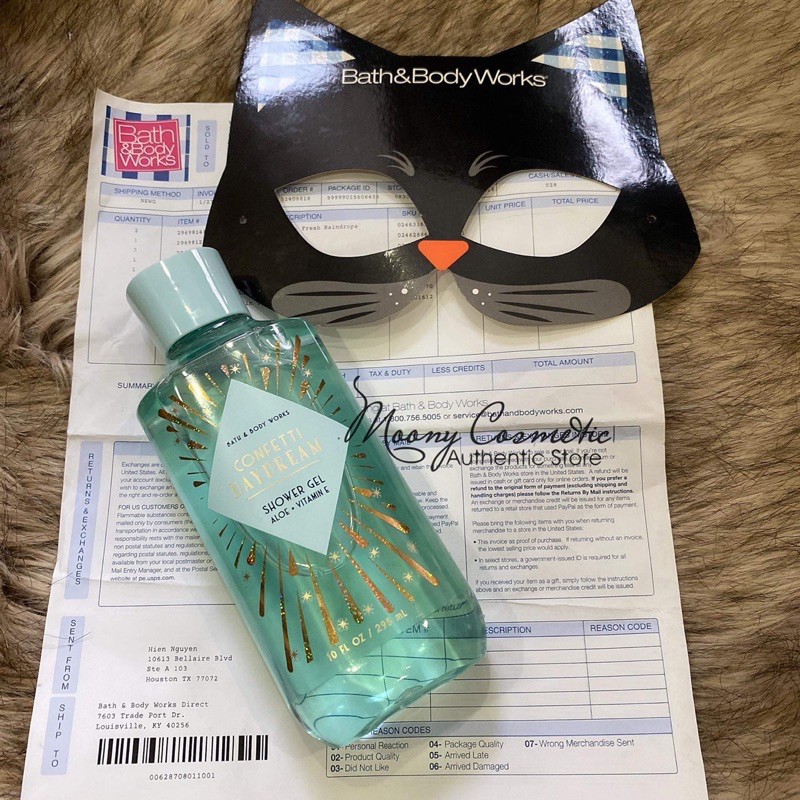 Gel tắm  bath & body works  tự chọn mùi 30ml/88ml/295ml