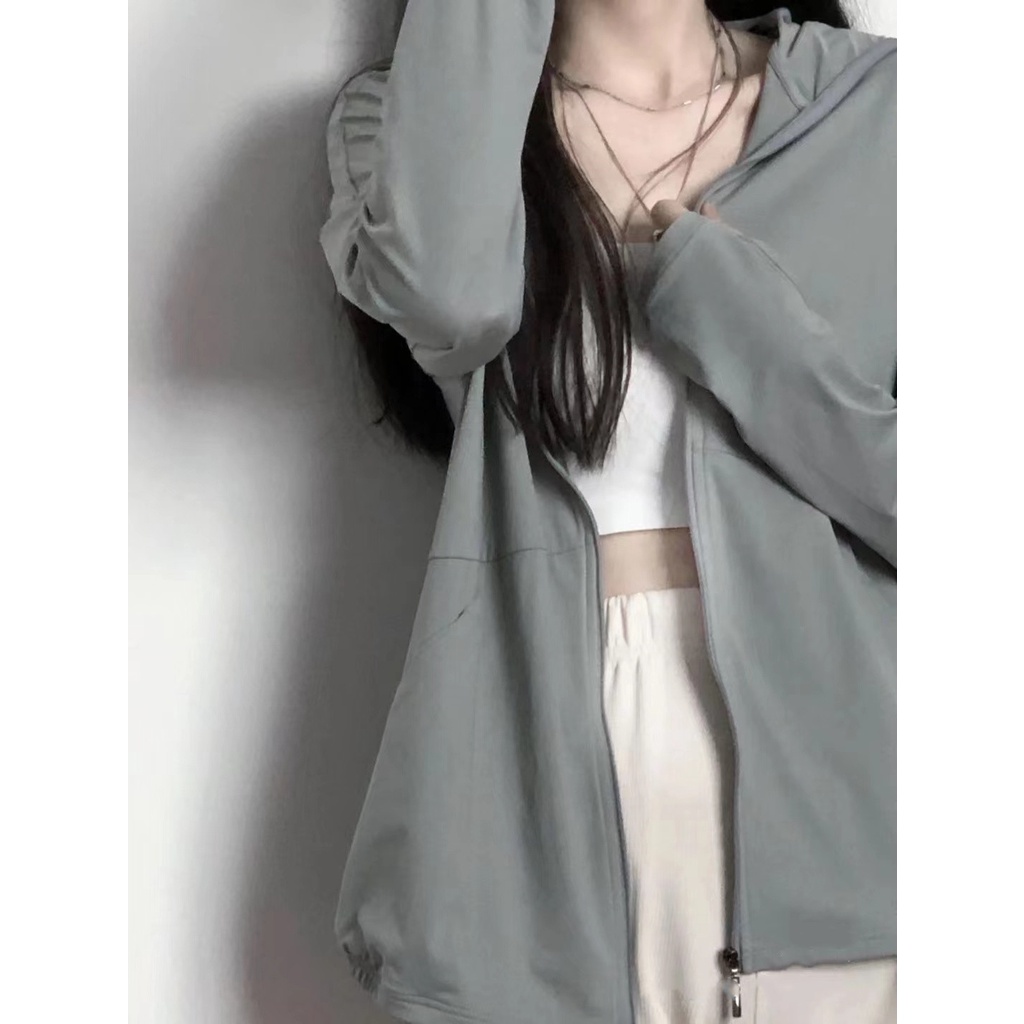 Áo Khoác Chống Nắng Phong Cách Hàn Quốc Thời Trang Cho Nữ