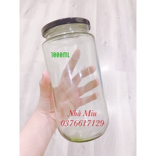Hủ thuỷ tinh nắp thiếc 500ml - 1000ml/ 1 lít