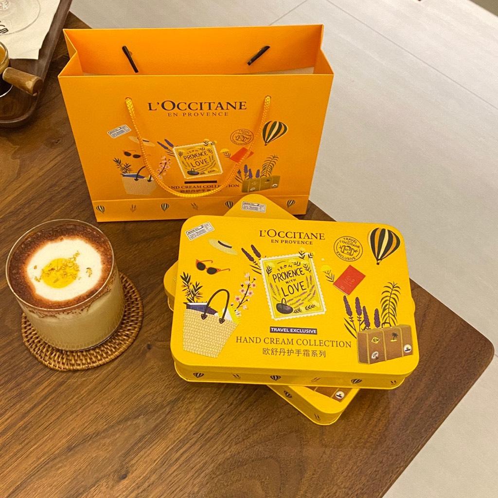 Set kem tay kèm túi Loccitane