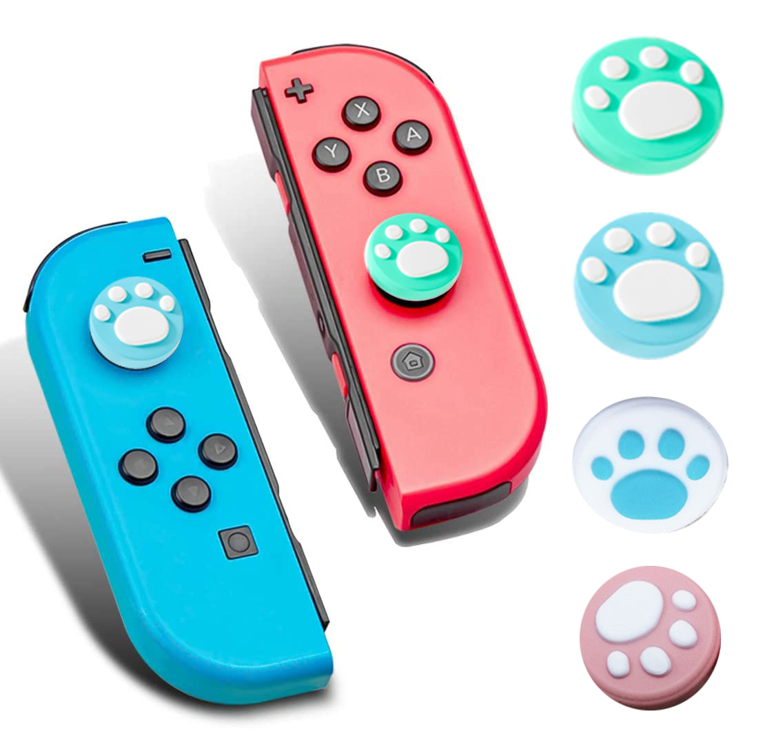 1 Cặp Nắp Nút Bằng Silicon Cho Tay Cầm Chơi Game Nintendo Switch Lite