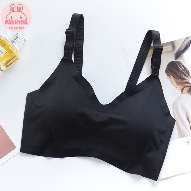 [Hàng chính hãng] Áo bra bầu chống chảy xệ cao cấp, siêu có giãn, siêu mát♻️Áo lót bầu có mở cúc cho con ti