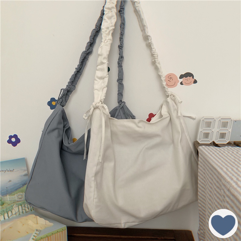 Túi Xách Canvas Sức Chứa Lớn Thời Trang Theo Phong Cách Hồng Kông Dành Cho Nữ