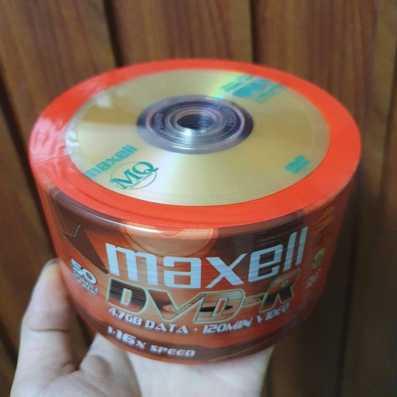 Bộ 50 Đĩa Trắng Hãng Maxell DVD-R Chất lượng cao chuyên ghi dữ liệu hình nhạc phim video clip sự kiện