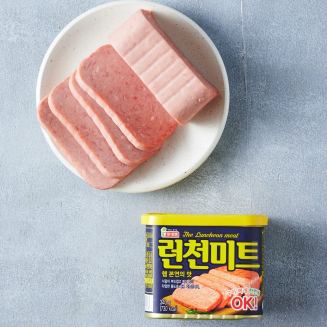 [ COMBO 2 HỘP] Thịt Hộp Lotte The Luncheon Meat Hàn Quốc 340g-[Date :2024]