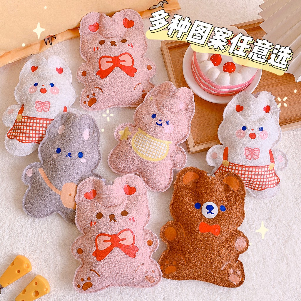 [Hàng mới về]  Túi chườm nóng lạnh lông thỏ mềm các mẫu cute giảm đau bụng kinh, túi chườm giữ ấm cho mùa đông