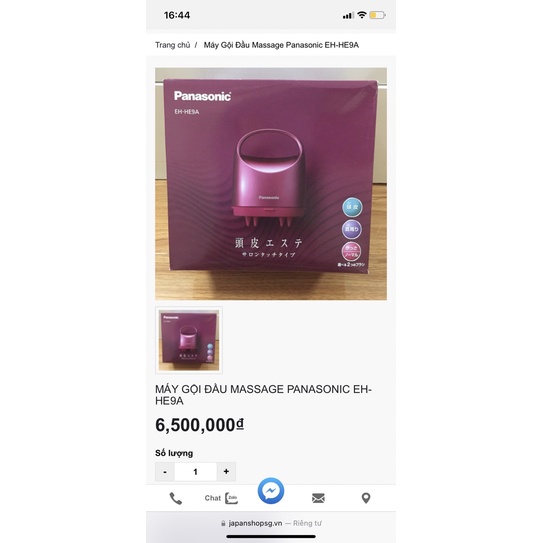 Máy massage gội đầu 🔥 FREESHIP 🔥Panasonic EH-HE9A, EH HE94 EH HE96