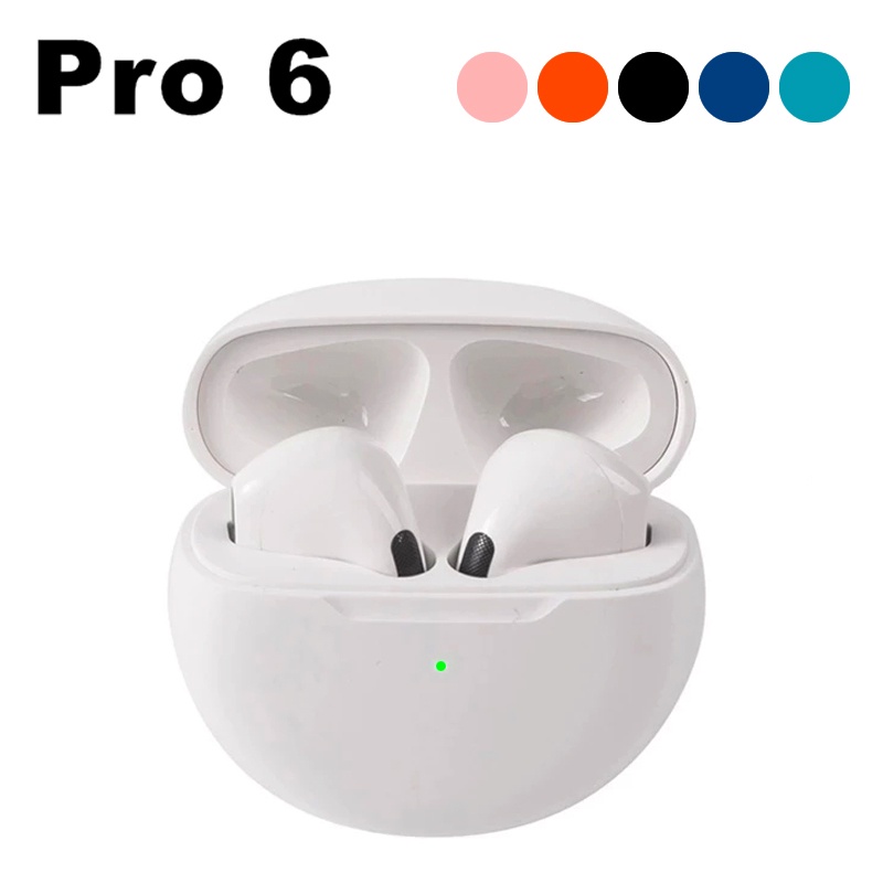 Tai Nghe Bluetooth Không Dây TWS Có Mic Điều Khiển Cảm Ứng Cho Pro 6 2022