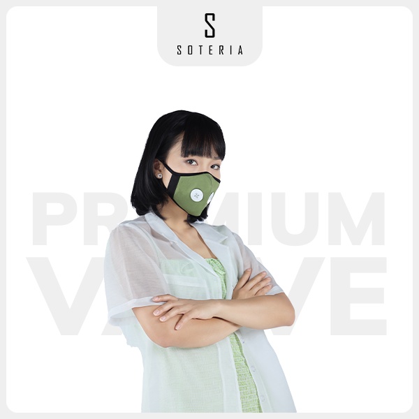 Khẩu trang thời trang Soteria Greenlily ST063 - N95 lọc 99% bụi mịn 0.1 micro - Size S,M,L