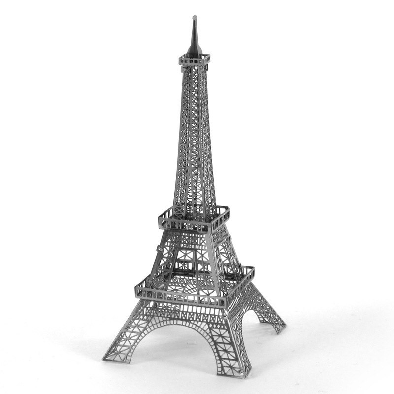 Bộ lắp ráp mô hình tháp Eiffel bằng thép không gỉ