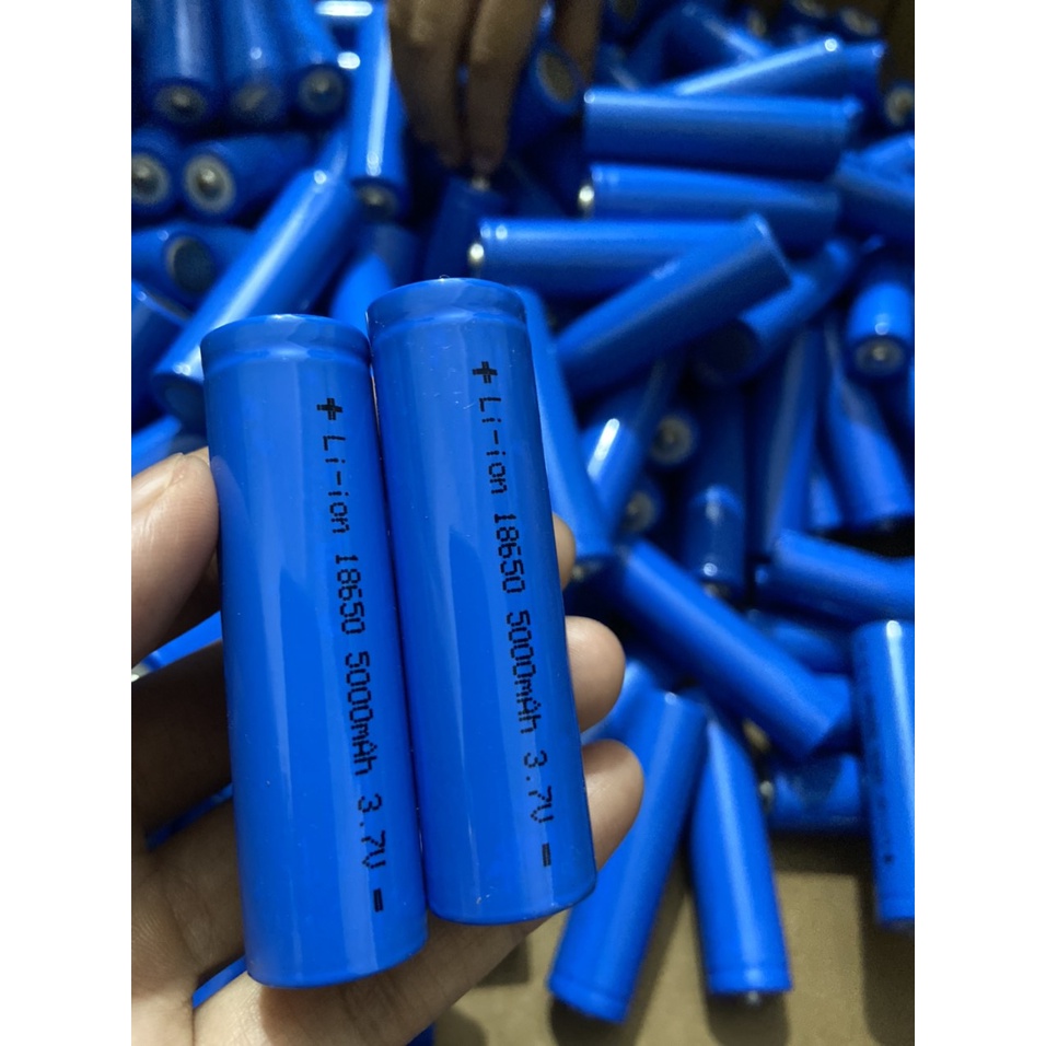 Pin sạc mã 18650 - 5000mAH, 3,7V dùng cho MIc đa năng, sạc dự phòng, tăng đơ, quạt mini.vv