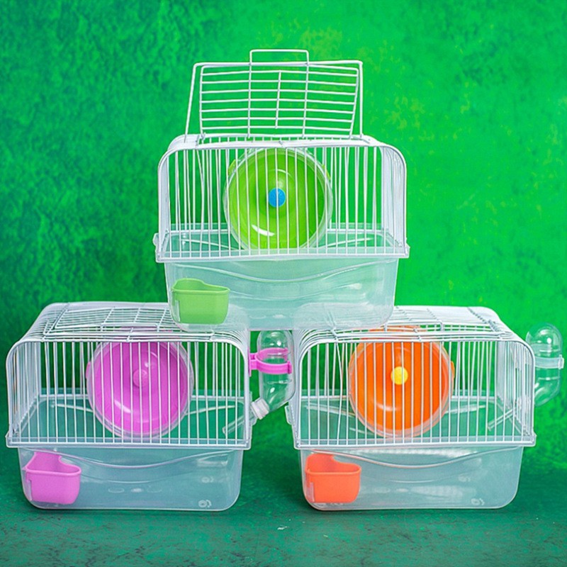 Lồng mini hamster trong suốt đầy đủ phụ kiện  cam kết đổi trả nếu hàng lỗi