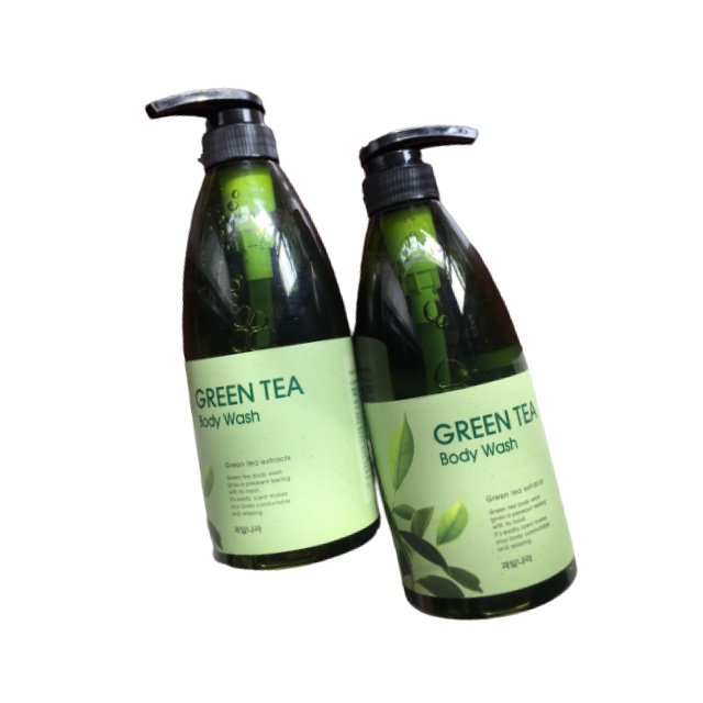 Sữa tắm GREEN TEA được chiết xuất từ lá trà xanh nguyên chất 750ml hàng nhập khẩu