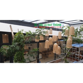 Đèn mây tre đan nhiều mẫu